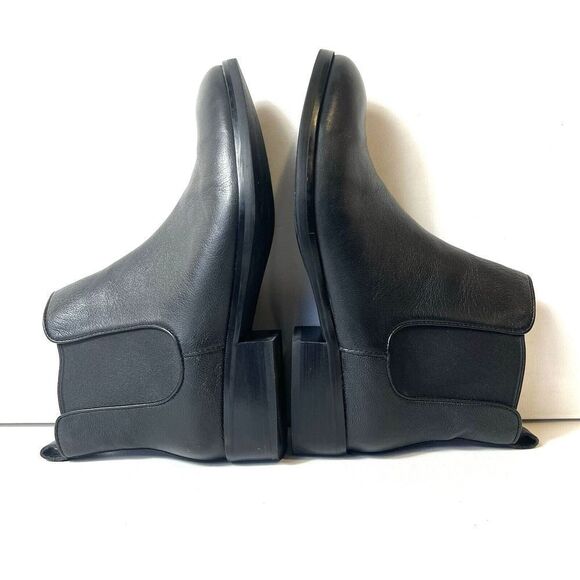 Cole Haan Ankle Bootie Womens 7.5B Black Leather Pull On Comfort Casual Low Heel - Picture 5 of 11